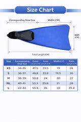 Long Training Swimming Fins for Speed & Endurance | Professional Swim Flippers