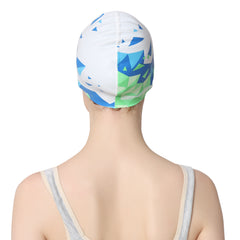 Unisex free size silicone swimming cap with seamless finish