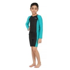 Kids’ Full-Sleeve Multi-Sport Suit | Quick-Dry, Chlorine-Resistant Activewear