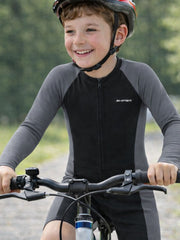 Kids’ Full-Sleeve Multi-Sport Suit | Quick-Dry, Chlorine-Resistant Activewear