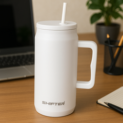 steel sipper with straw insulated gym home office tumbler