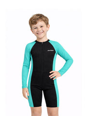 Kids’ Full-Sleeve Multi-Sport Suit | Quick-Dry, Chlorine-Resistant Activewear