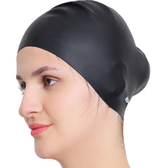extra large swimming cap women long hair