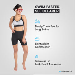 Swimming Goggles for Adults Wide Lens | Anti Fog UV Protection Leak Proof ASG-9100