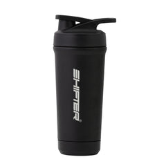 Steel Gym Shaker Bottle-High Grade Metal Protein Shaker Pro