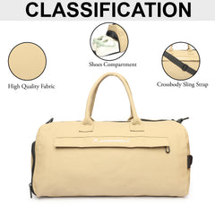 Gym Bag Duffle Carry Bag For Women & Men (with shoe compartment)-ATHLOX