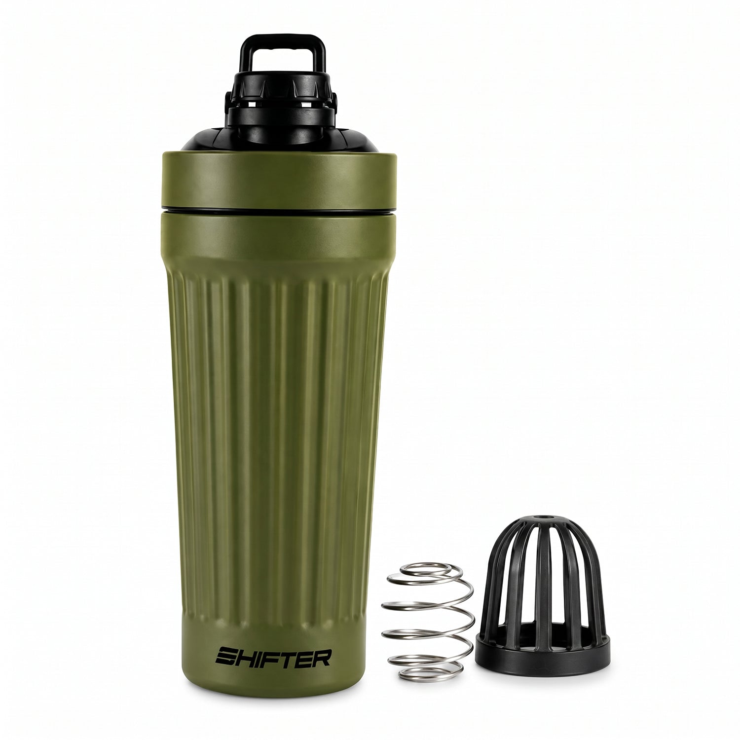 750ml stainless steel shaker bottle for gym workouts and daily hydration