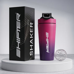 leakproof lid stainless steel shaker bottle close up gym shaker India