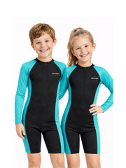 Kids’ Full-Sleeve Multi-Sport Suit | Quick-Dry, Chlorine-Resistant Activewear
