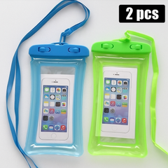 Waterproof Mobile Pouch Extra Protection Pack of 2 pcs (Color may vary)