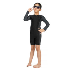 Kids’ Full-Sleeve Multi-Sport Suit | Quick-Dry, Chlorine-Resistant Activewear