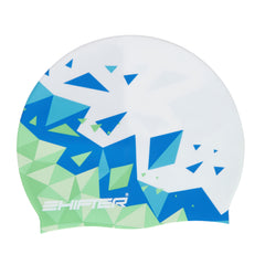 Printed premium silicone swim cap for daily swimming