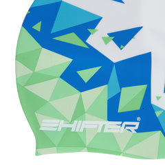 Premium Silicone Printed Seamless Swimming Cap for Men & Women | Soft, Waterproof & Free Size