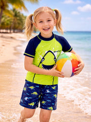 Kids' 2-Piece Swim Set – Stretchable, Quick-Dry & UV Protective