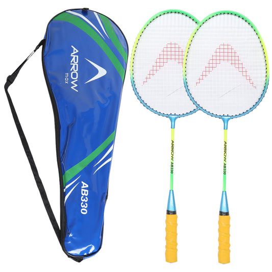 kids aluminium badminton racket pair