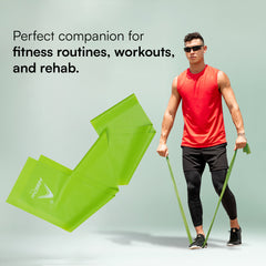Resistance Band for Exercise, Strength Training & Full Body Workout | Fitness Stretch Band for Home Gym, Yoga & Mobility