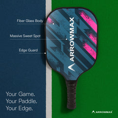 Arrowmax Fiberglass Pickleball Paddle - Sprint