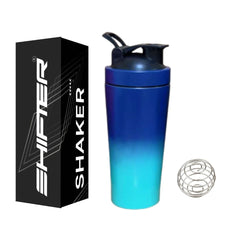 Premium Stainless Steel Gym Shaker Bottle | Leakproof Protein Shaker for Men & Women