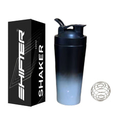 Premium Stainless Steel Gym Shaker Bottle | Leakproof Protein Shaker for Men & Women