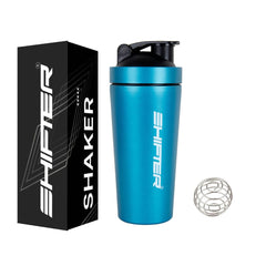 Premium Stainless Steel Gym Shaker Bottle | Leakproof Protein Shaker for Men & Women