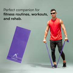 Resistance Band for Exercise, Strength Training & Full Body Workout | Fitness Stretch Band for Home Gym, Yoga & Mobility