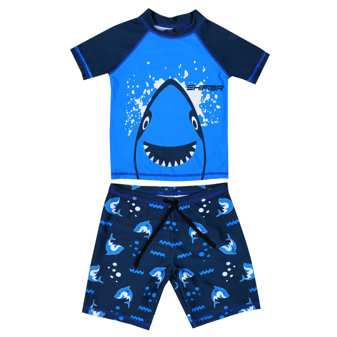 Kids' 2-Piece Swim Set – Stretchable, Quick-Dry & UV Protective