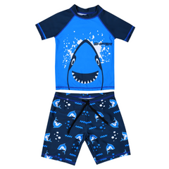 Kids' 2-Piece Swim Set – Stretchable, Quick-Dry & UV Protective