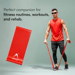 Resistance Band for Exercise, Strength Training & Full Body Workout | Fitness Stretch Band for Home Gym, Yoga & Mobility