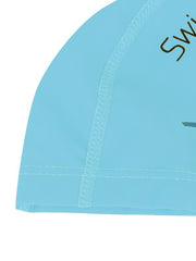 Kids PU Swimming Cap | Lightweight & Comfortable | Waterproof Swim Cap for Boys & Girls
