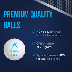 Table Tennis Ball 3star-Abs Material Professional Practice Tournament