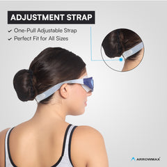 Swimming Goggles for Adults Wide Lens | Anti Fog UV Protection Leak Proof ASG-9100