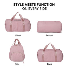 Stylish Gym Bag for Women with Shoe Compartment – Waterproof & Spacious Duffel