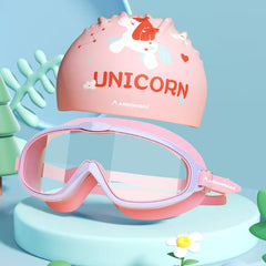 Swimming Training Kit Goggle Cap Earplug Kickboard Arm Band Tubes Set