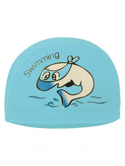 Kids PU Swimming Cap | Lightweight & Comfortable | Waterproof Swim Cap for Boys & Girls