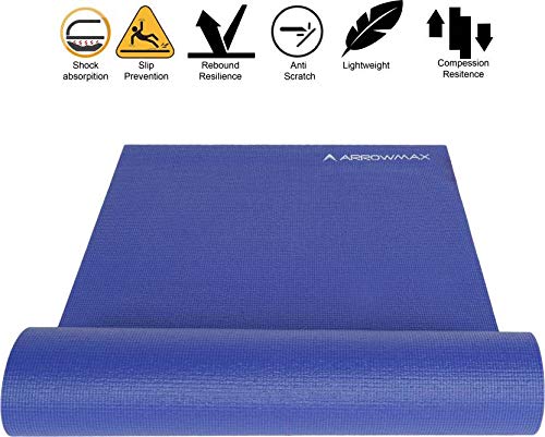 Arrowmax Antislip Yoga Mat for Men and Women
