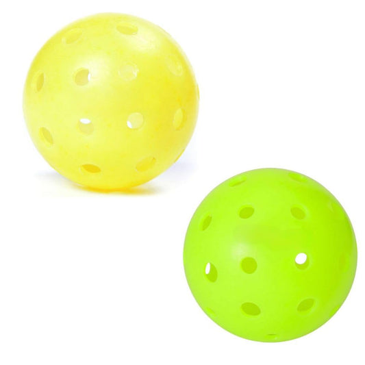 Pickleball Competition Rotational Balls 40 Small Holes Outdoor -Pack pf 2