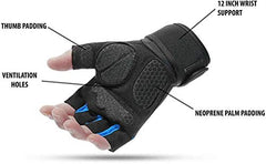 Gym Gloves with Wrist Support for Men & Women – Heavy Duty Workout Gloves India-Python