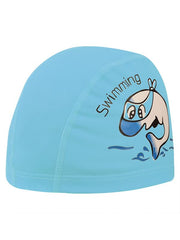 Kids PU Swimming Cap | Lightweight & Comfortable | Waterproof Swim Cap for Boys & Girls