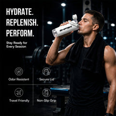 Gym shaker for men women bpa free steel