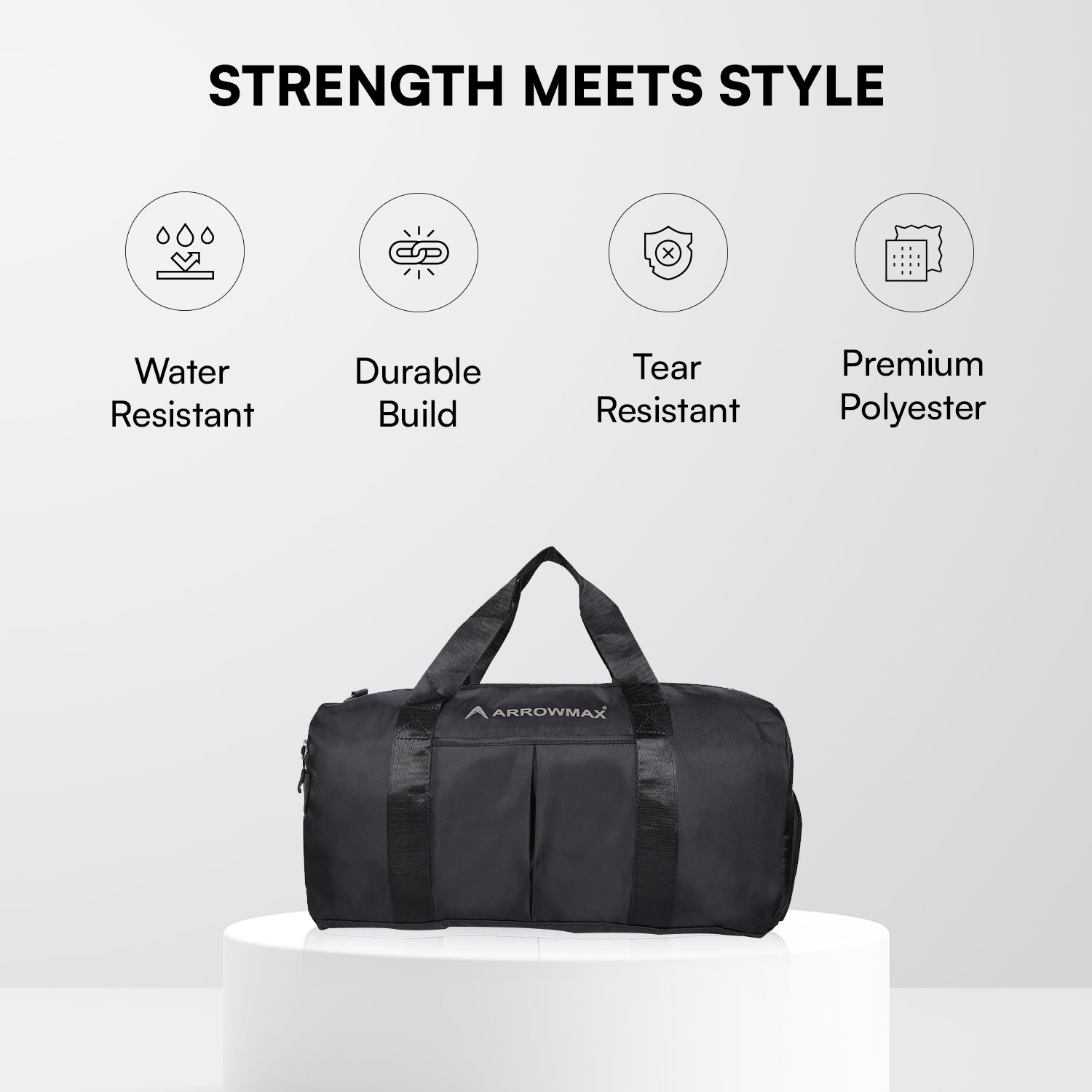 durable gym travel bag waterproof compartment