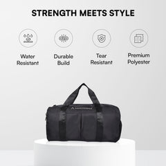 durable gym travel bag waterproof compartment