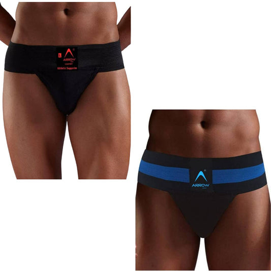 ArrowMax Gym Supporter for Men| Suitable for Gym, Cricket, Football, Tennis and Running ( Pack of 2)