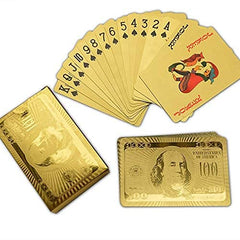 Golden Waterproof Poker Playing Cards India | Arrowmax