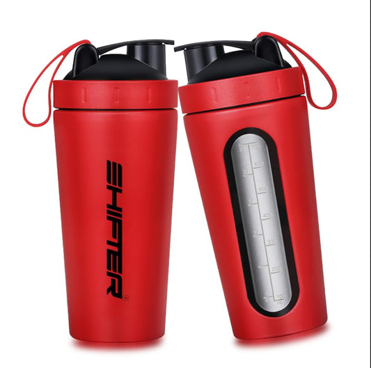 steel shaker bottle gym sipper metal hot and cold