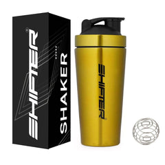 Premium Stainless Steel Gym Shaker Bottle | Leakproof Protein Shaker for Men & Women
