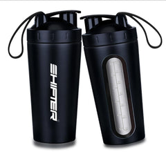 Steel Shaker Bottle – Hot & Cold Insulated Protein Shaker for Gym, Fitness & Sports