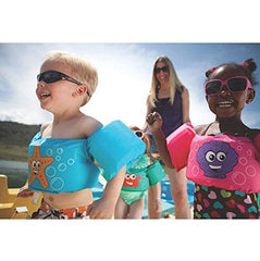 Kids Swimming Arm Bands Jacket for Training Swimming Floater | Inflatable Swim Vest with Arm Floaties for Boys & Girls Age 2-8 Years | Pool, Beach & Water Learning Aid