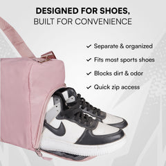 Stylish Gym Bag for Women with Shoe Compartment – Waterproof & Spacious Duffel