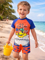 Kids swimming costume full body one piece