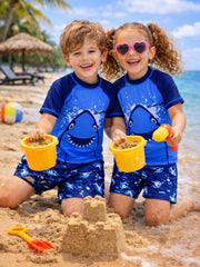 Kids' 2-Piece Swim Set – Stretchable, Quick-Dry & UV Protective
